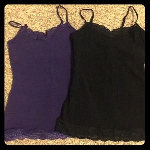 Lace camis from Express